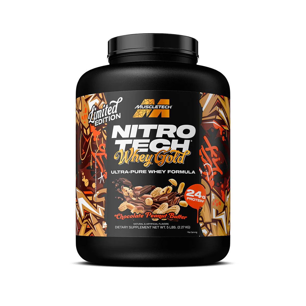 MUSCLE TECH NITROTECH 100% WHEY GOLD 5LBS