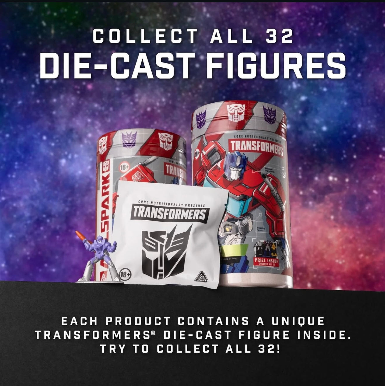 CORE NUTRITIONALS X TRANSFORMERS® PROTRON - PROTEIN BLEND
