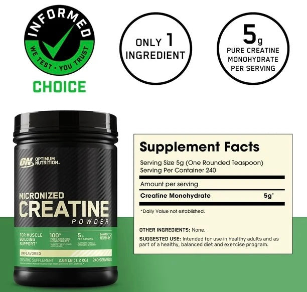 OPTIMUM NUTRITION CREATINE 1200GR