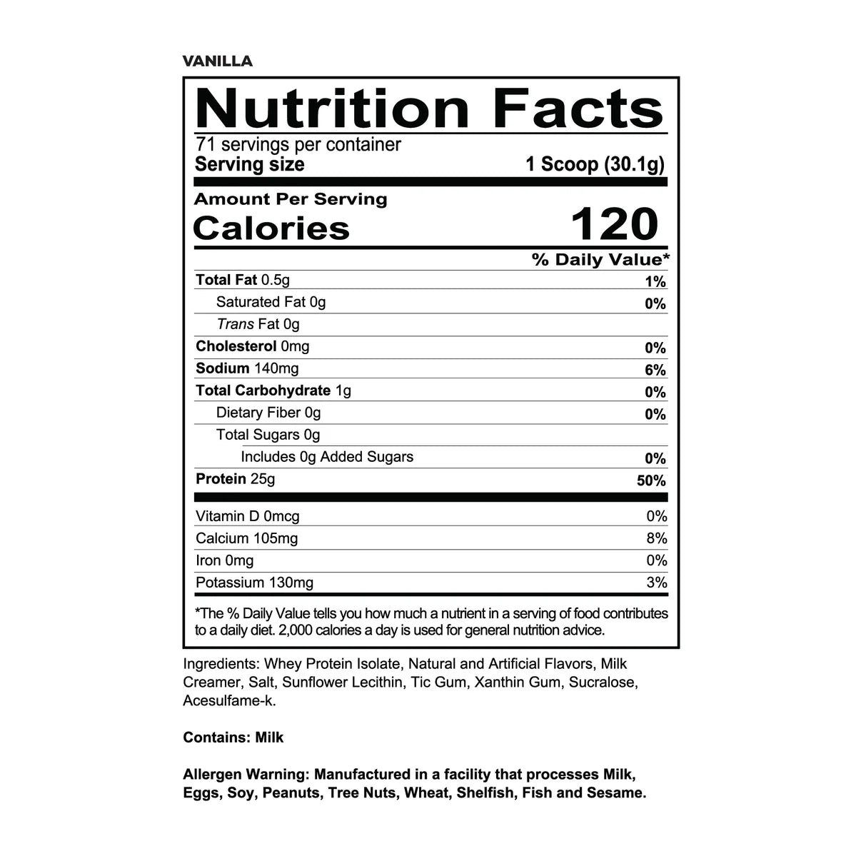 REDCON1 ISOTOPE 100% WHEY ISOLATE PROTEIN 5LBS