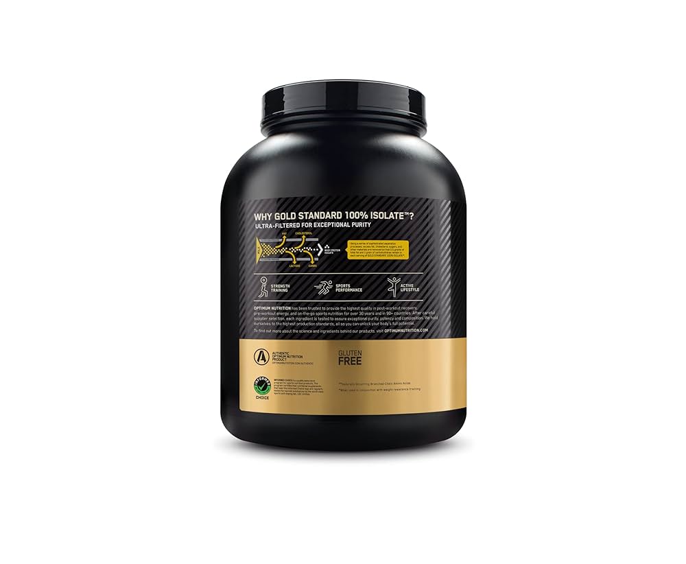 OPTIMUM NUTRITION 100% GOLD STANDARD ISOLATE 5LBS