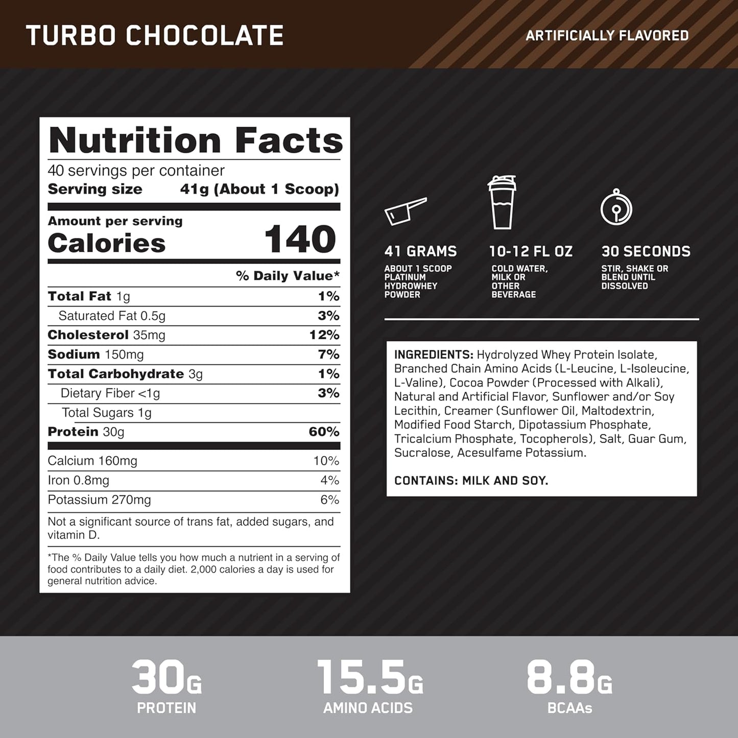 OPTIMUM NUTRITION PLATINUM HYDROWHEY 3.5LBS