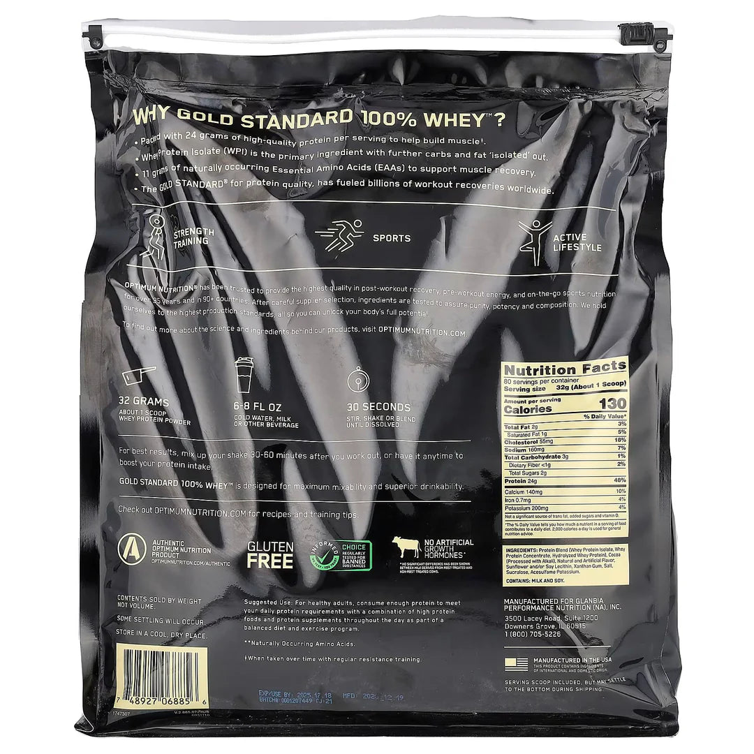 OPTIMUM NUTRITION 100% WHEY GOLD STANDARD 5LBS