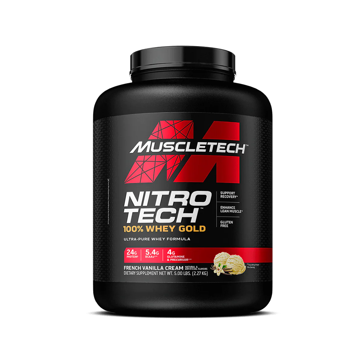 MUSCLE TECH NITROTECH 100% WHEY GOLD 5LBS