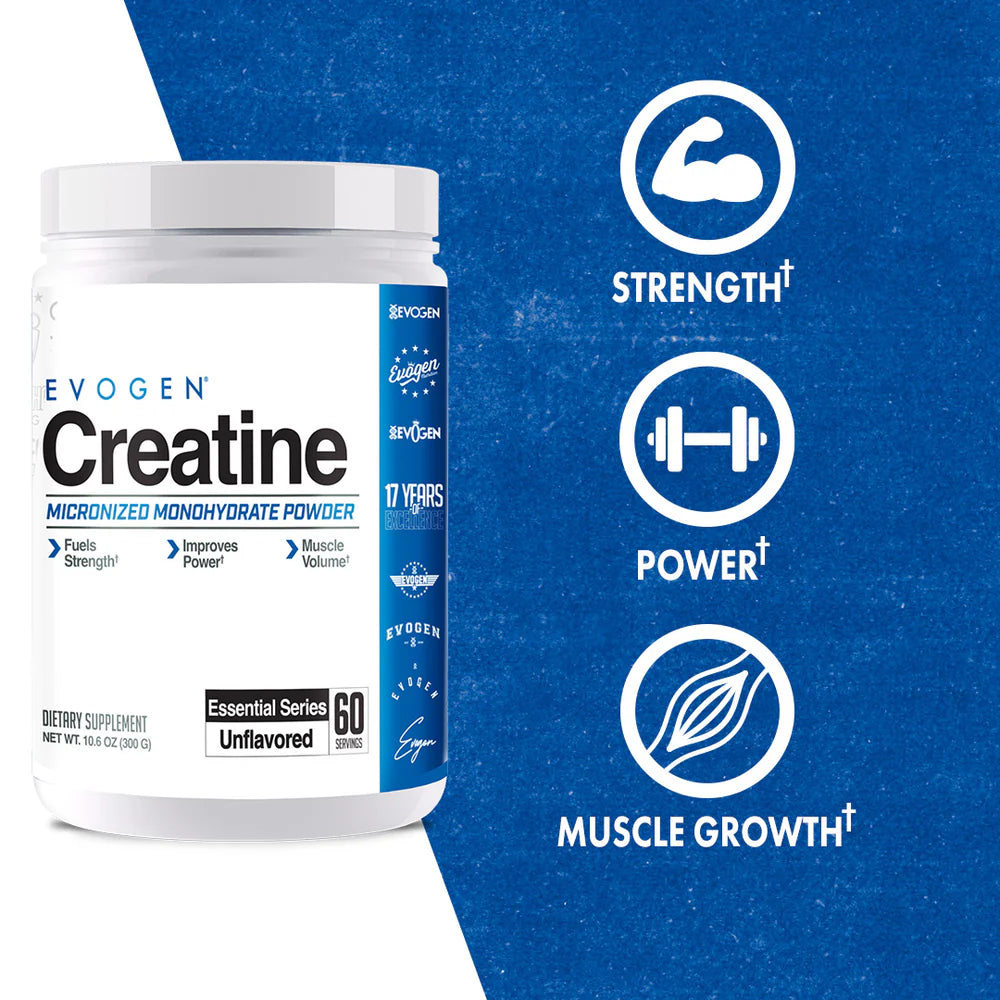 EVOGEN CREATINE MONOHYDRATE 60 PORCIONES