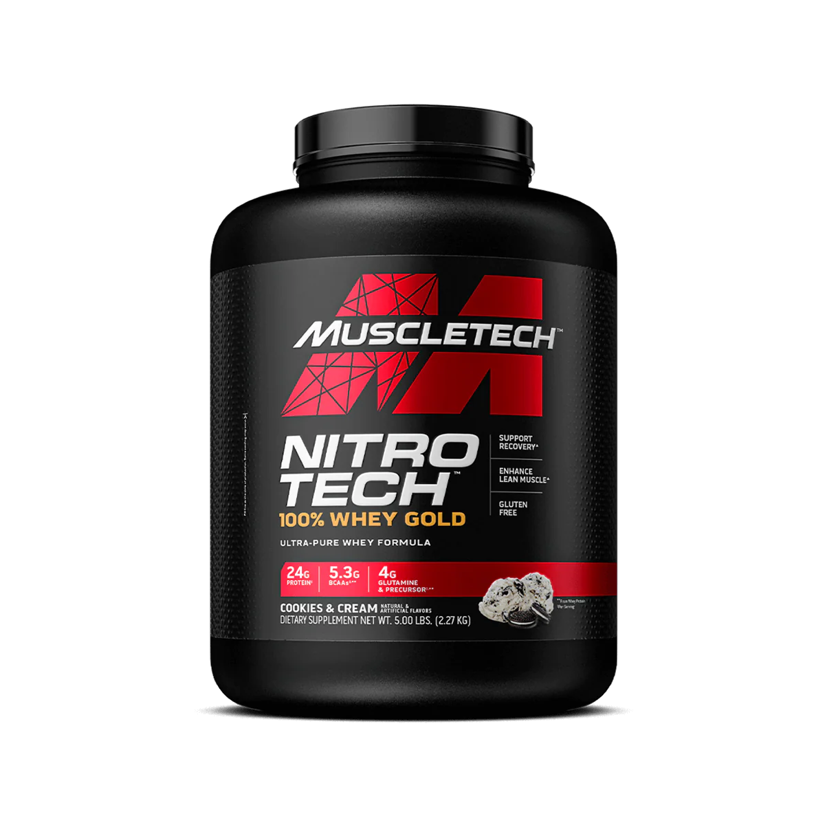 MUSCLE TECH NITROTECH 100% WHEY GOLD 5LBS