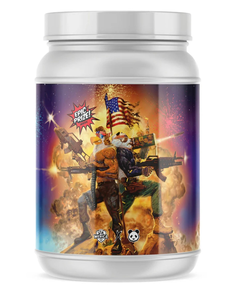 FIRST BLOOD PANDA SUPPLEMENTS & MERICA LABZ COLLAB