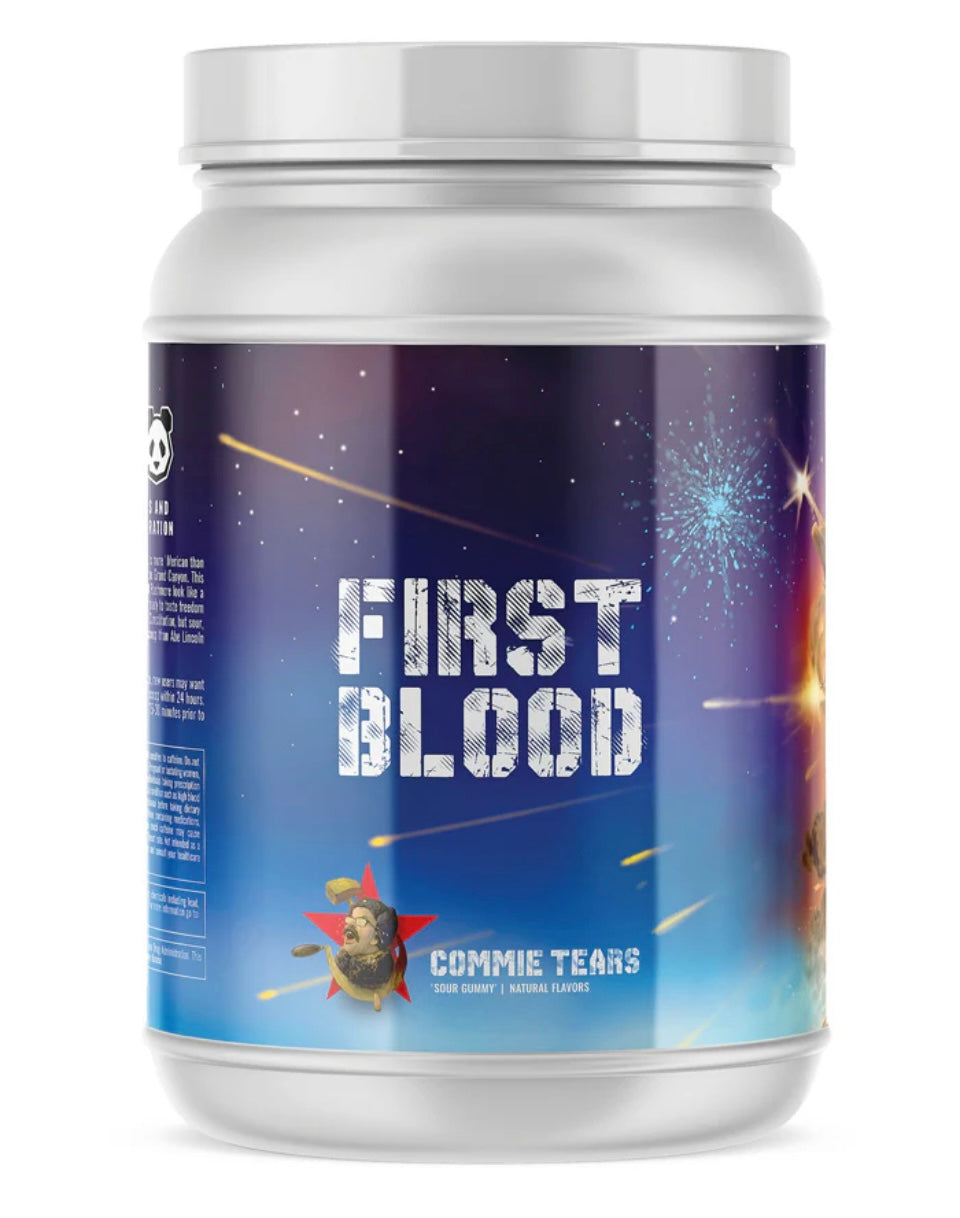 FIRST BLOOD PANDA SUPPLEMENTS & MERICA LABZ COLLAB